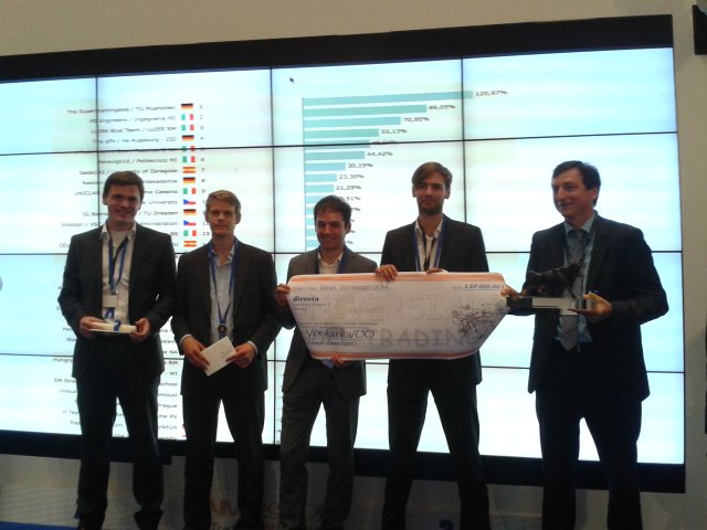 Gewinner des Directa Tradingwettbewerbs Universiadi 