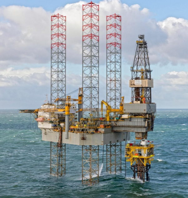 Die selbstfahrende Bohranlage Borr Drilling; Quelle: Unternehmenspräsentation