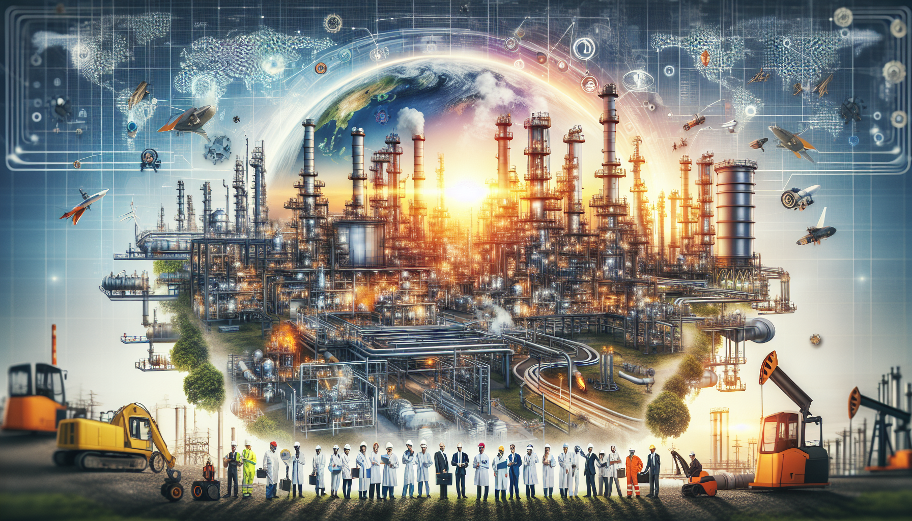 Ein Bild von Indian Oil Corporation, das die Energieproduktion symbolisiert