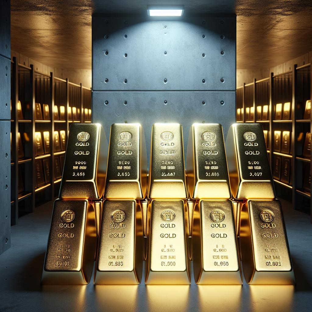 Goldbarren als sicherer Hafen